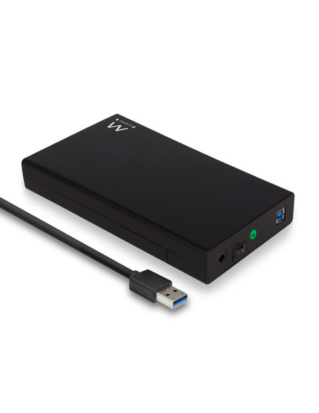 EWENT Caixa Externa para HDD SATA de 3.5" USB 3.2 Gen 1 com montagem s