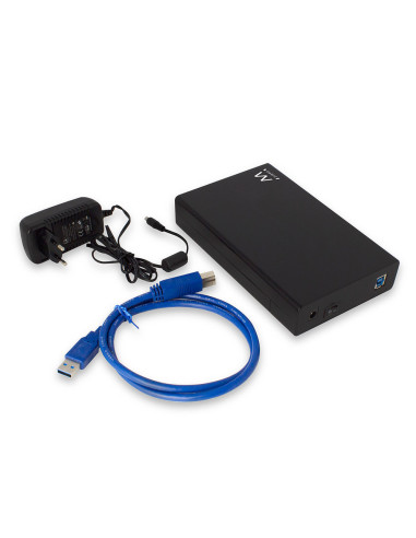EWENT Caixa Externa para HDD SATA de 3.5" USB 3.2 Gen 1 com montagem s