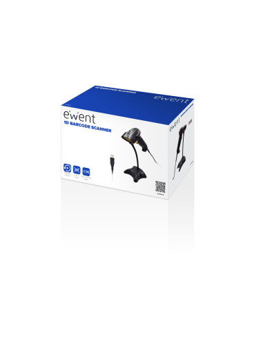 EWENT Leitor Código de Barras Laser 1D USB