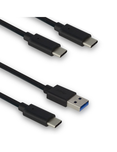 EWENT Caixa Externa para HDD/SSD USB 3.2 Gen 2 USB C de 2.5", cabo USB