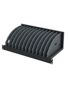 EWENT Prateleira de 19" para 12 Portáteis até 17,3", tablets e smartph 2