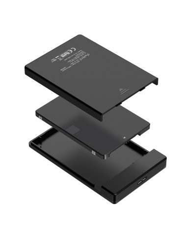 EWENT Caixa Externa para HDD/SSD SATA de 2.5" USB3.2 Gen 1 com montage