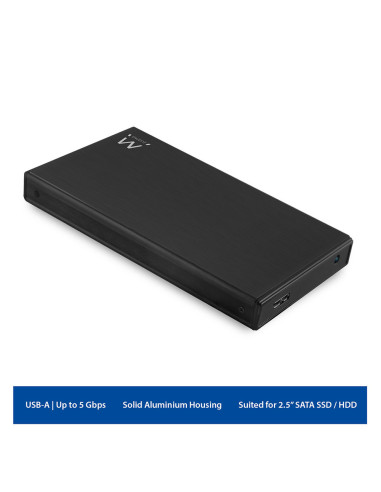 EWENT Caixa Externa para HDD/SSD SATA de 2.5" USB 3.2 Gen 1