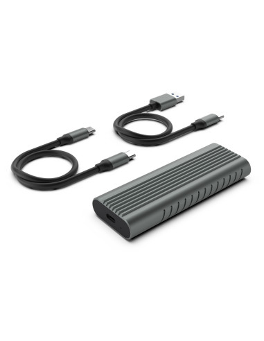 EWENT Caixa Externa USB 3.2 Gen2 USB C M.2 NVMe SSD screwless, Cabo US