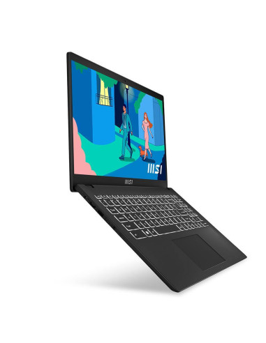 Portátil MSI 15.6 Modern 15 B7M-212PT Classic Black