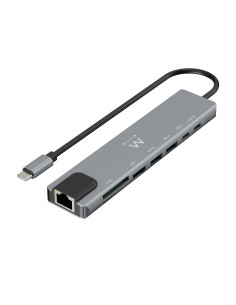 EWENT Dock Multiporta USB-C 8 em 1 USB 3.2 Gen 1 USB-C, HDMI 4K, PD 87