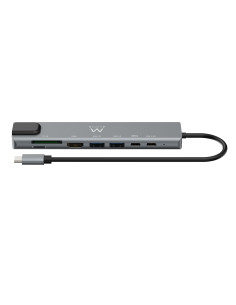 EWENT Dock Multiporta USB-C 8 em 1 USB 3.2 Gen 1 USB-C, HDMI 4K, PD 87 2