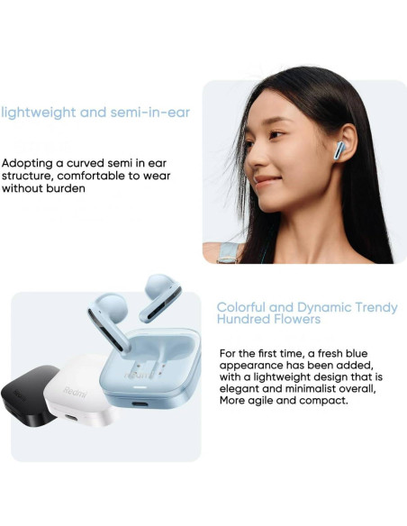 Auriculares Xiaomi Redmi Buds 6 Active True Wireless Pretos