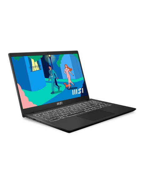 Portátil MSI 15.6 Modern 15 B7M-212PT Classic Black