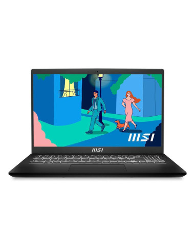 Portátil MSI 15.6 Modern 15 B7M-212PT Classic Black
