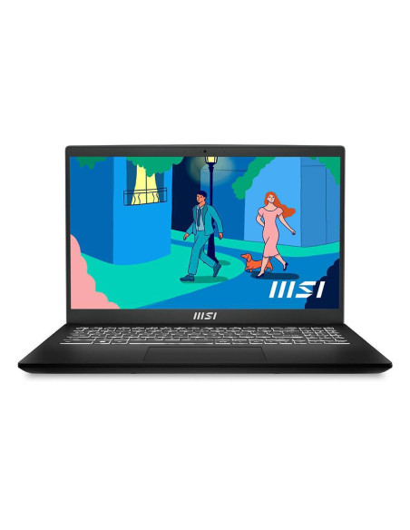 Portátil MSI 15.6 Modern 15 B7M-212PT Classic Black