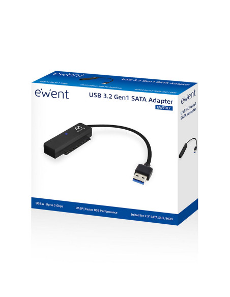 EWENT Cabo Adaptador USB 3.2 Gen 1 para adaptador de disco rígido de 2