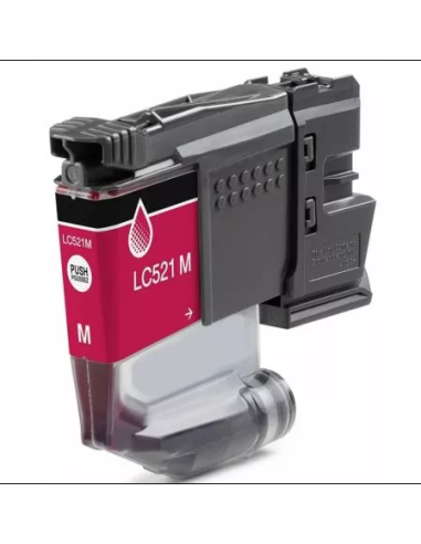 Brother LC521 Magenta - Tinteiro Compatível