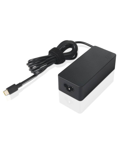 Carregador de Portátil Universal Lenovo GX20P92529 65W USB-C Preto + Cabo de Alimentação Schuko-IEC C5 (3 Pinos)